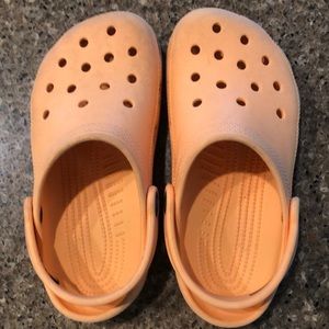 Orange Crocs
